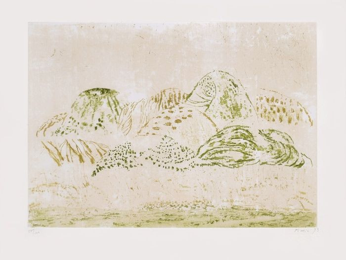 Etching And Aquatint Music - Paysage siennois