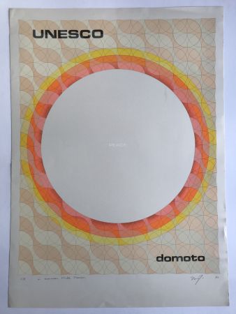 Lithograph Domoto - Peace