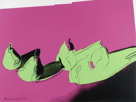 Lithograph Warhol - Pears, from 