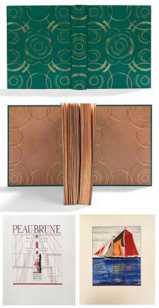 Illustrated Book Schmied - PEAU-BRUNE. De St-Nazaire à La Ciotat. Journal de bord de F.-L. Schmied. Dans une reliure décorée de Semet et Plumelle.‎