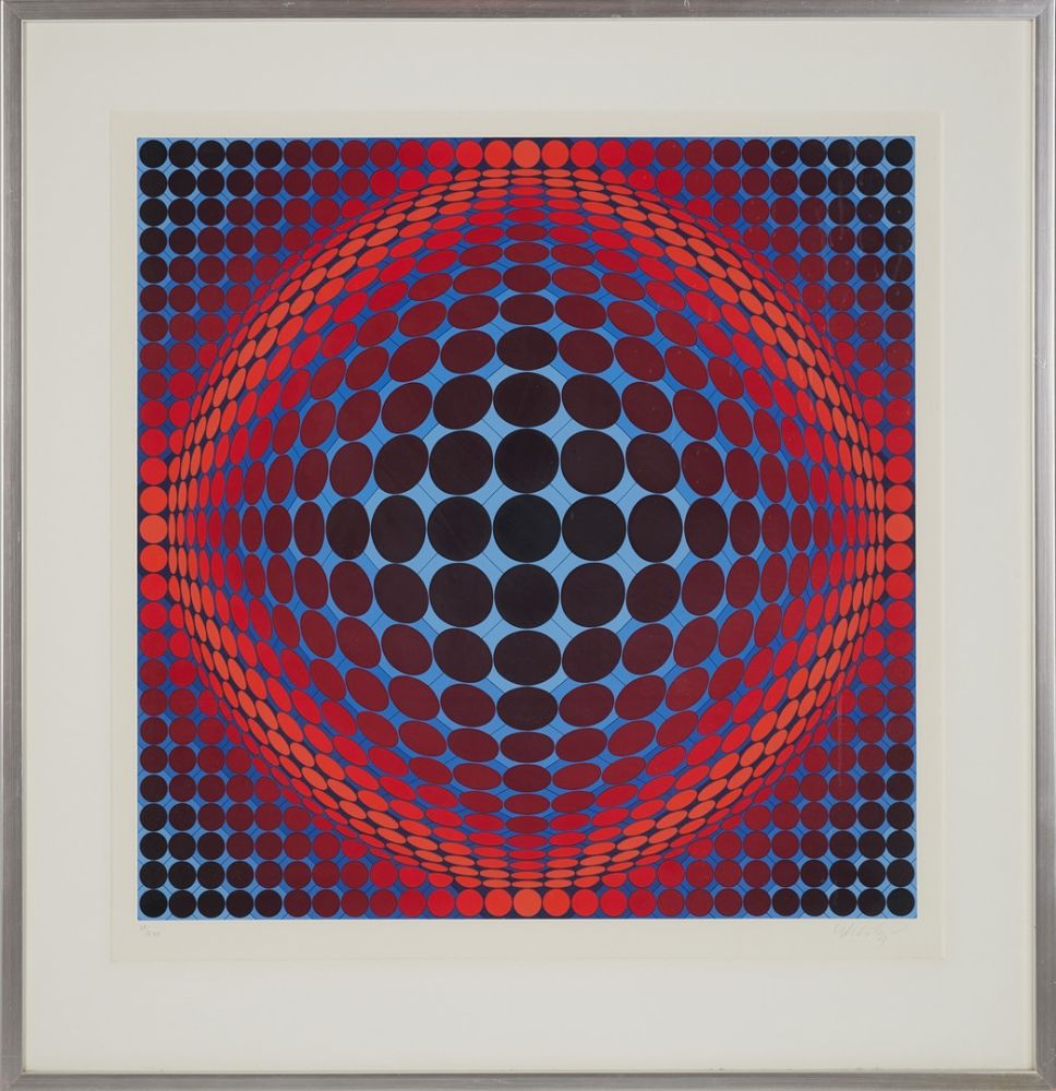 Screenprint Vasarely - Pecs