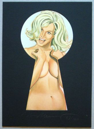 Lithograph Ramos - Peek-a-boo blonde