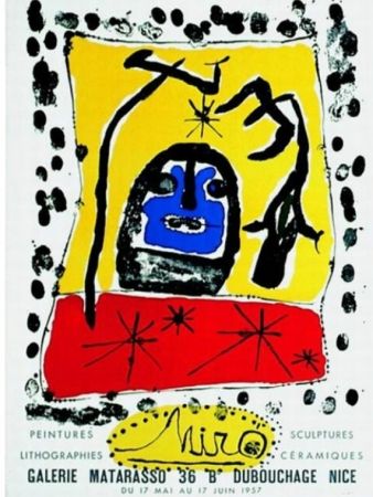 Lithograph Miró - PEINTURES-SCULPTURES-LITHOGRAPHIES-CERAMIQUES