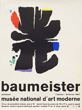 Screenprint Baumeister - Peintures Musée National D'Art Moderne