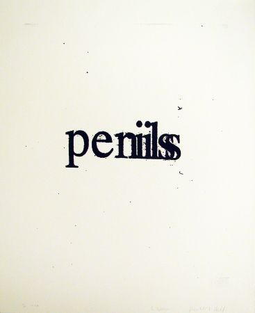 Screenprint Wool - Penis Perils