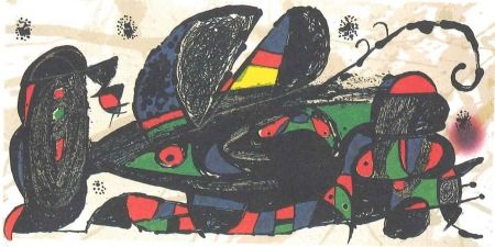 Lithograph Miró - Persia