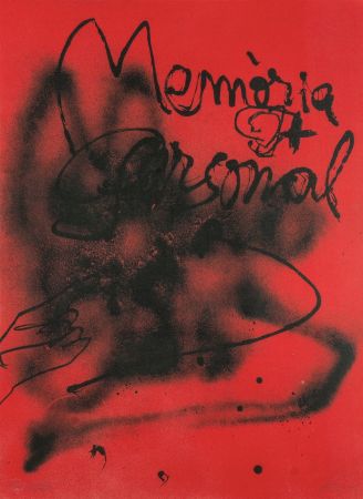 Lithograph Tàpies - Personal Memories