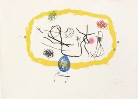 Etching Miró - Personatges Solars