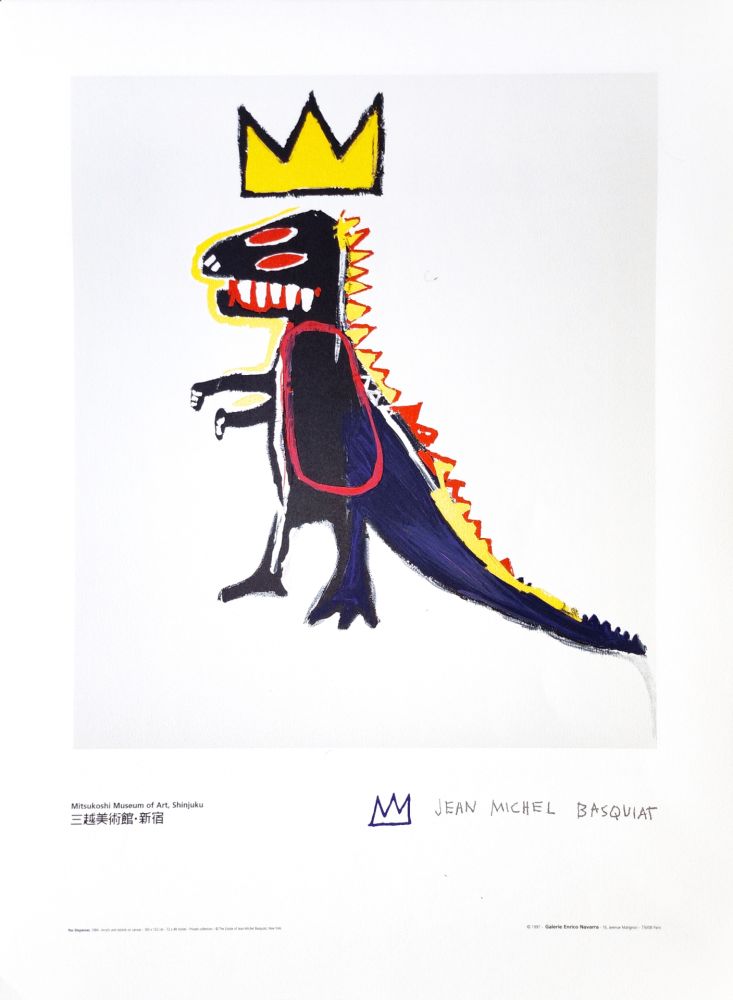 Lithograph Basquiat -  Pez Dispenser