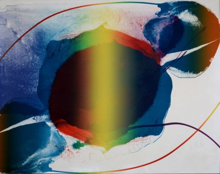 Lithograph Jenkins - Phenomena Open Light, 1973 - Very scarce!