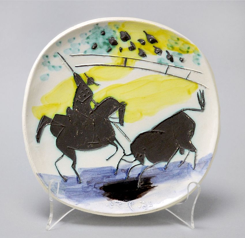 Ceramic Picasso - Picador and Bull, 1953