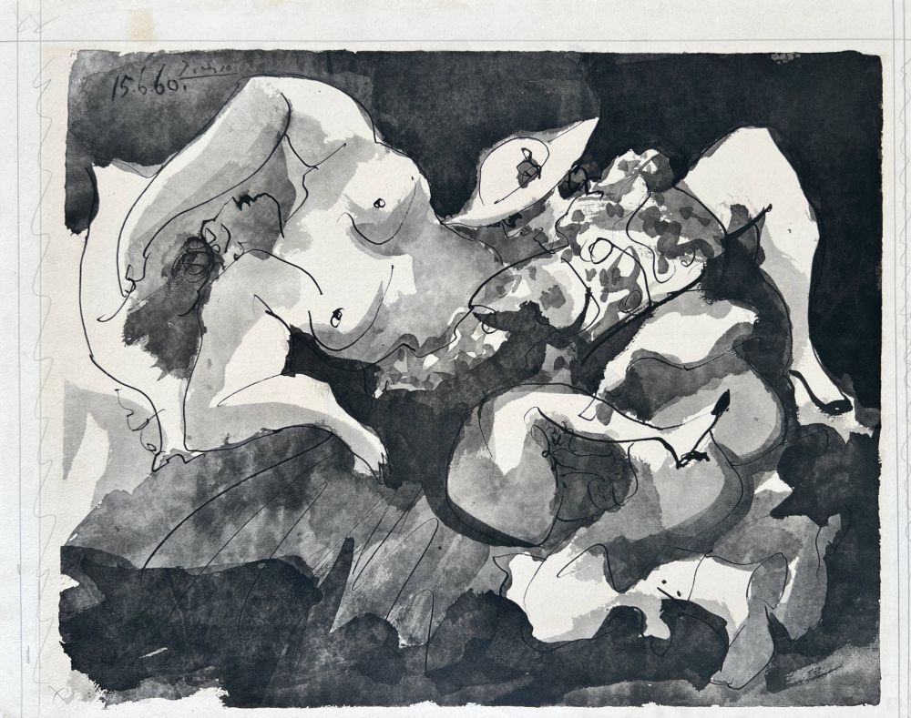 Lithograph Picasso - Picador et femme