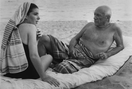 Photography Clergue - PICASSO AND CATHY