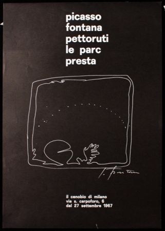 Poster Fontana - PICASSO, FONTANA,PETTORUTI, LE PARC, PRESTA
