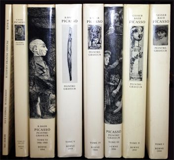 Illustrated Book Picasso - Picasso. Peintre-Graveur. Catalogue raisonné de l'oeuvre gravé. 1899-1972. 7 Volumes + Adenda