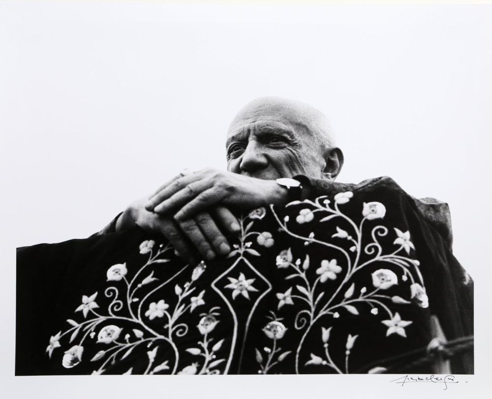 Photography Clergue - Picasso Preside la Corrida - Frejus, 1962