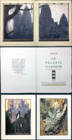 Illustrated Book Jouve - Pierre Loti: UN PÉLERIN D'ANGKOR. Illustration de Paul Jouve gravées par F.-L. Schmied (1930)..‎ 