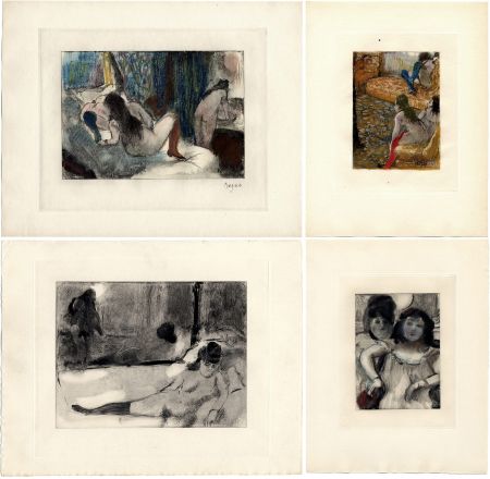 Illustrated Book Degas - Pierre Louys : MIMES DES COURTISANES. 22 Gravures (Paris 1935)