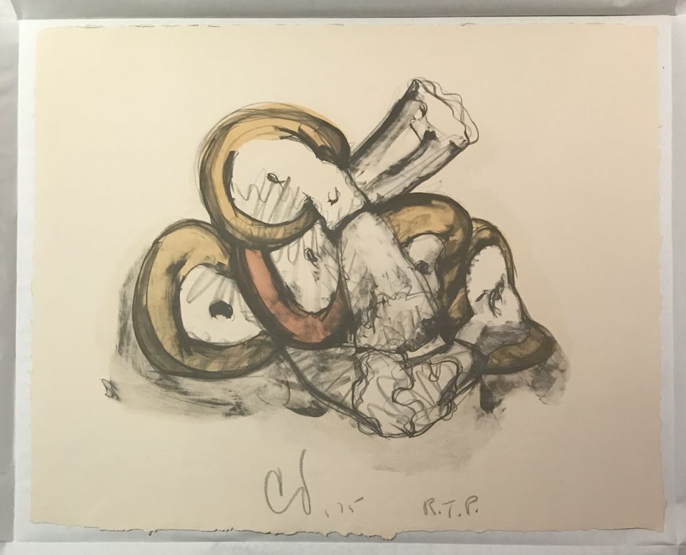 Lithograph Oldenburg - Pile of Erasers
