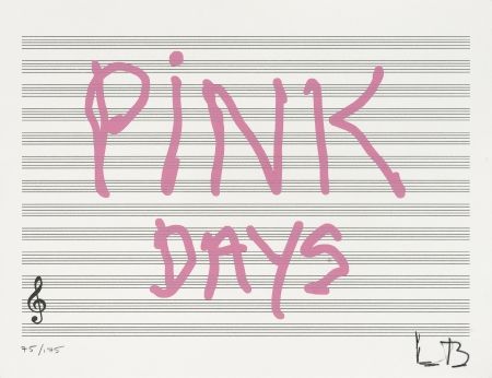 Screenprint Bourgeois - Pink Days