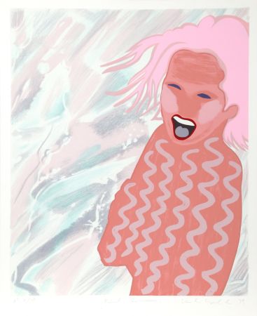 Screenprint Kogelnik - Pink Swim