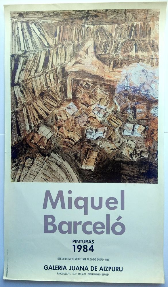Poster Barcelo - Pinturas 1984