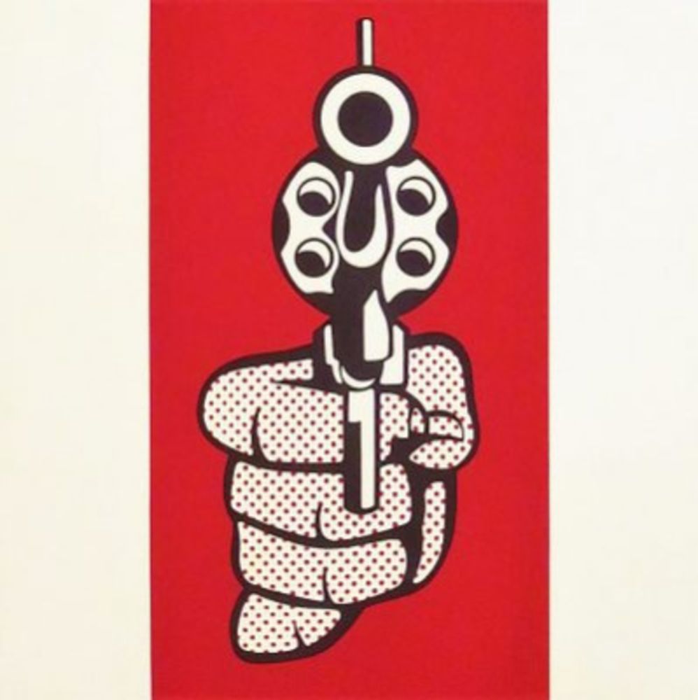 Screenprint Lichtenstein - Pistol (Corlett 237)