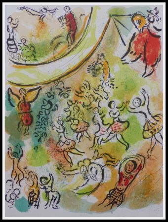Lithograph Chagall - PLAFOND DE L'OPERA GARNIER