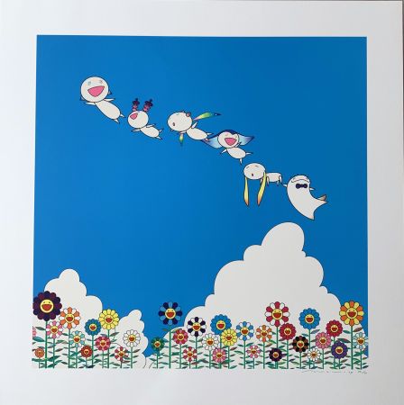 Lithograph Murakami - Planet 66 : Summer Vacation