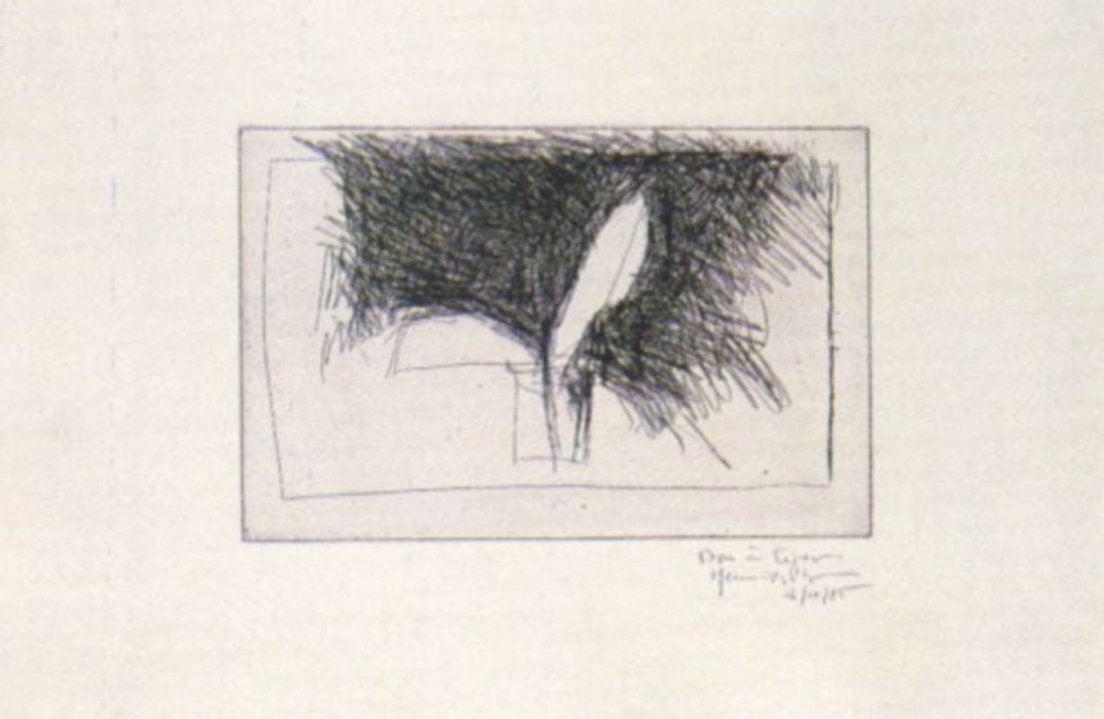 Etching Hernandez Pijuan - Planta