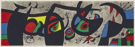 Lithograph Miró - Plate III from Le Lézard aux plumes d’or (The Lizard with Golden Feathers)
