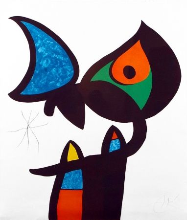 Etching And Aquatint Miró - Plate VI from Espriu – Miró