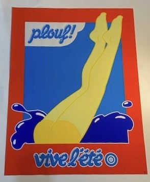 Poster Hauss - Plouf   Vive l'été !