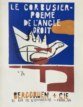 Lithograph Le Corbusier - Poeme de l'Angle Droit