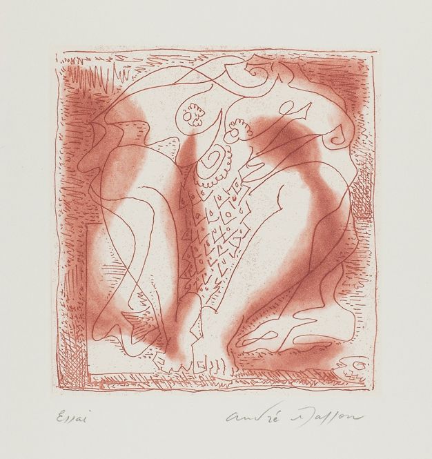 Etching Masson - Poissonière ou La femme au poisson (Poissonière or The Fishwoman)