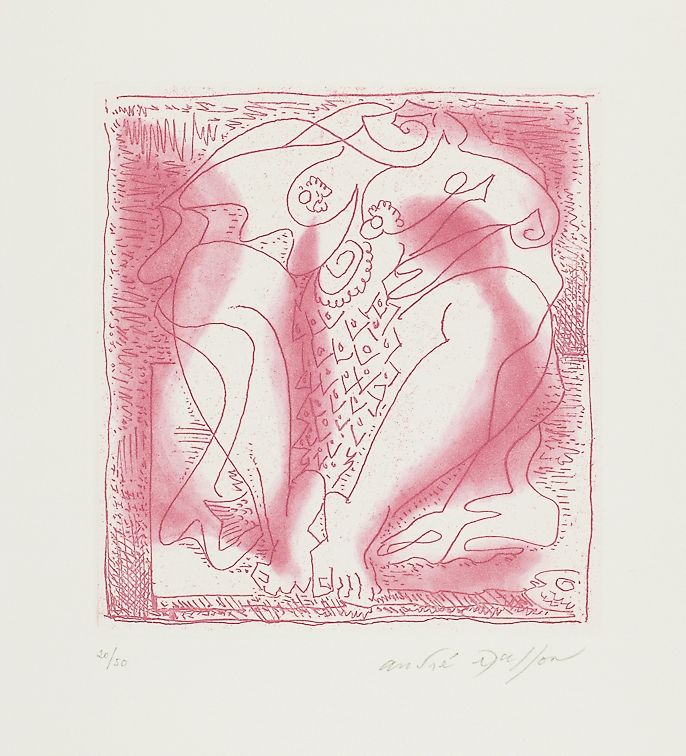 Etching Masson - Poissonière ou La femme au poisson (Poissonière or The Fishwoman)