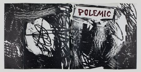 Woodcut Lichtenstein - Polemic