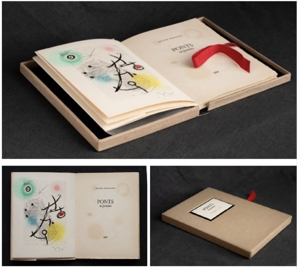 Illustrated Book Miró - PONTS SUSPENDUS