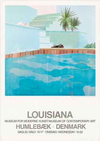 Poster Hockney - Pool and Steps
