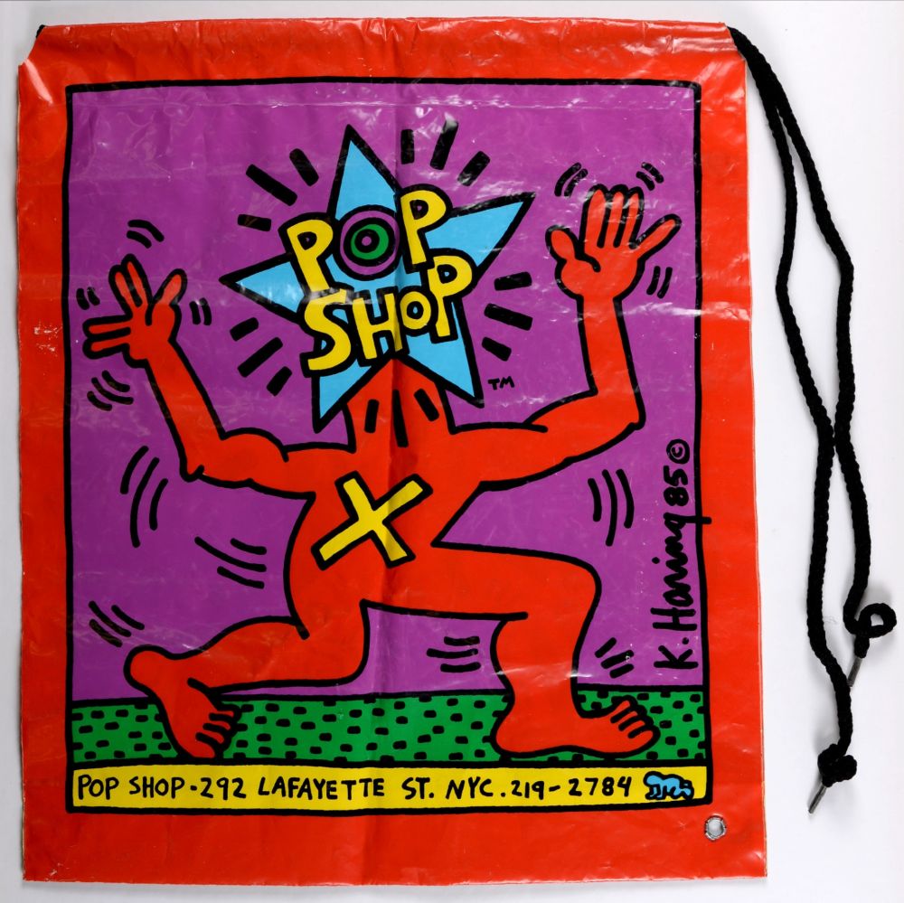Screenprint Haring - Pop shop Bag, 1986 - Highly collectible!