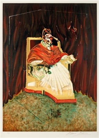 Lithograph Bacon - Pope innocent X