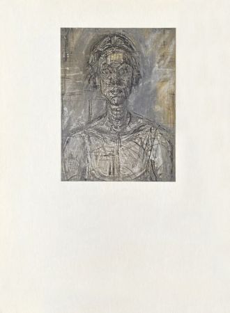 Lithograph Giacometti - Portrait
