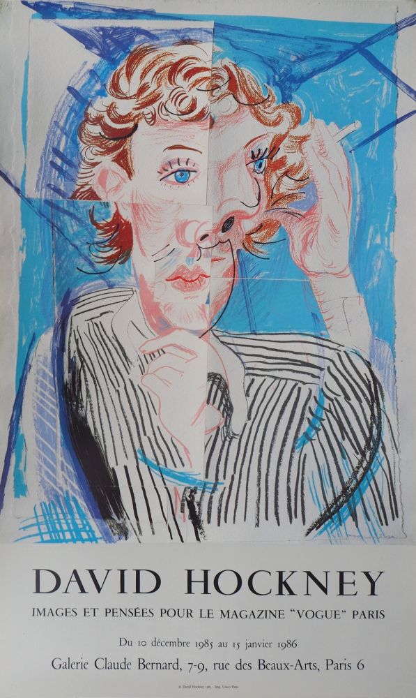 Illustrated Book Hockney - Portrait cubiste : Vogue