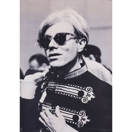 Poster Warhol - Portrait d'Andy Warhol en costume d'officier 