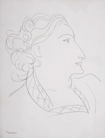 No Technical Matisse (After) - Portrait de femme, 1943