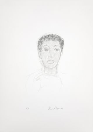 Lithograph Klossowski - Portrait de garçon