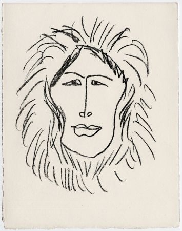 Lithograph Matisse - Portrait d'homme esquimau n° 1. 1947 (Pour Une Fête en Cimmérie)