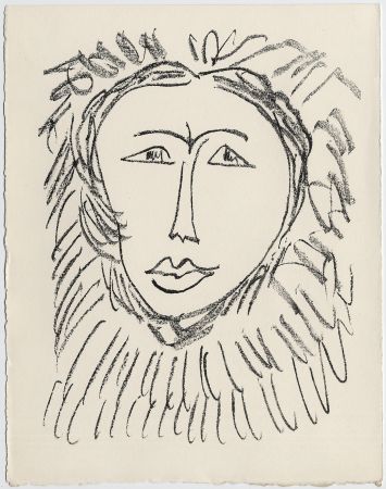 Lithograph Matisse - Portrait d'homme esquimau n° 3. 1947 (Pour Une Fête en Cimmérie)