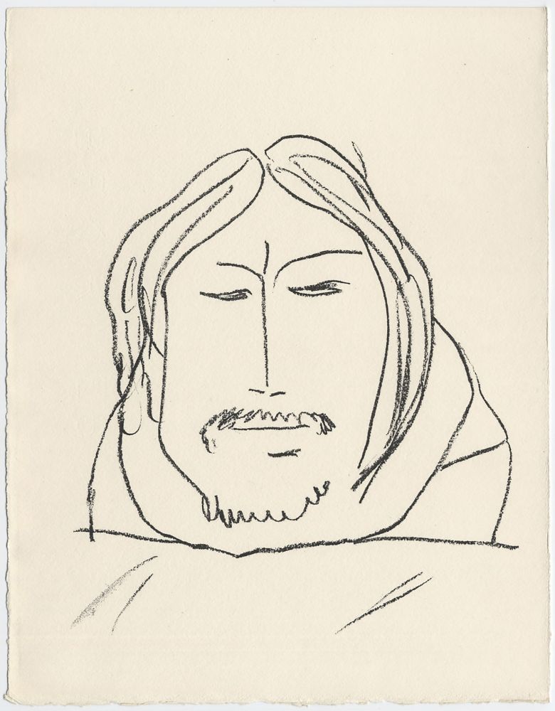 Lithograph Matisse - Portrait d'homme esquimau n° 6. 1947 (Pour Une Fête en Cimmérie)