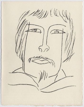 Lithograph Matisse - Portrait d'homme esquimau n° 7. 1947 (Pour Une Fête en Cimmérie)